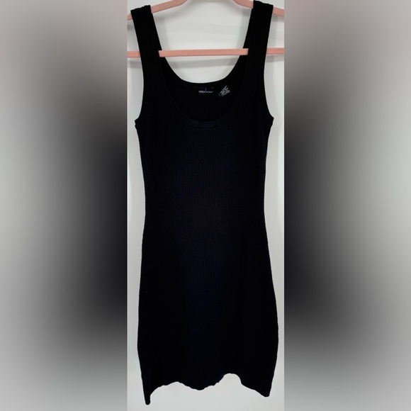 Moda International Navy Blue Ribbed Knit Tank Dress - Picture 1 of 12